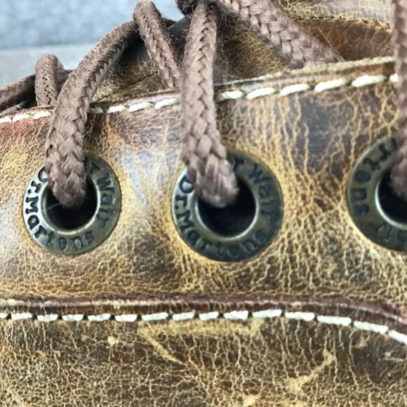 Rare VTG Dr. Marten Distressed Brown Leather Oxford Sz 10 M/11 Women\'s main image 9